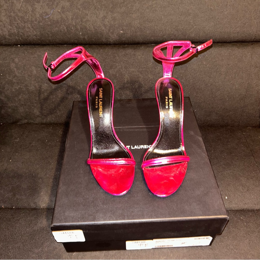 Saint Laurent Heels Strappy Sandals Size 35